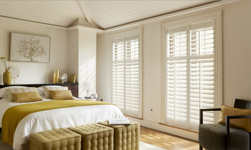 Premium window shutters supplied and fitted by The Valley Shutter Co West Yorkshire and North West England.